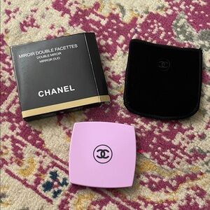 CHANEL Light Pink Double Mirror